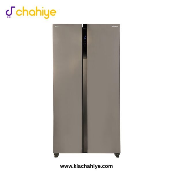 Dawlance 22 Cu Ft Inox Silver Side-by-Side Steel Door No-Frost Inverter Refrigerator - DSS-9055 INV Inox - 12 Years Compressor Warranty