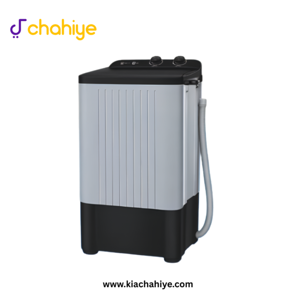 Dawlance 14 Kg Black Semi-Automatic Single Tub Washing Machine - DW 14150 Opaque Triple Waterfall - 10 Years Motor Warranty