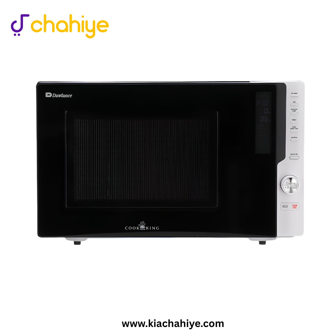 DW550AF_1 Dawlance 30 Ltr Black Convection Microwave Oven - DW-550 AF Air Fryer - 1 Year Warranty - Image 1