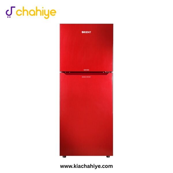 Orient 8 Cu Ft Hairline Red VCM Door Direct Cool Non-Inverter Refrigerator - Grand 205 - 3 Years Compressor Warranty