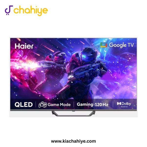Haier 55 Inch Black 4K UHD QLED 120Hz Google Smart LED TV - H55S80GUX S80GUX Hands-Free Voice - 2 Years Official Warranty