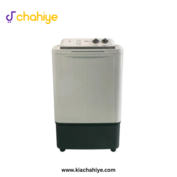 Haier 13 Kg White and Grey Semi-Automatic Single Tub Washing Machine - HWM 130-1217E Mega Wash - 10 Years Motor Warranty