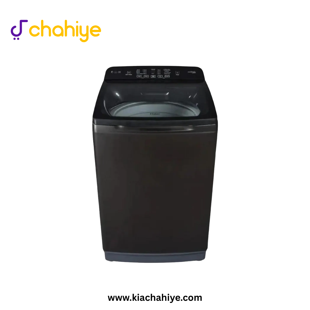 HAIER 951678E BLACK_1 Haier 9.5 Kg Black Automatic Top Load Washing Machine - HWM 95-1678E Storm Wash - 10 Years Motor Warranty - Image 1