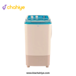 Haier 8 Kg White and Grey Semi-Automatic Single Tub Spin Dryer - HWS 80-60 E Shower Rinse - 10 Years Motor Warranty