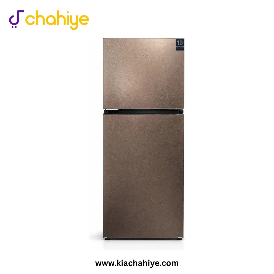 HRF-458_HAIER_IDGA_1 Haier 15.5 Cu Ft Golden Glass Door No-Frost Inverter Refrigerator - HRF-458IDGA Digital Inverter - 10 Years Compressor Warranty - Image 1