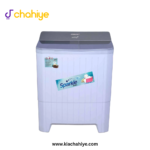Homage 11 Kg Grey Diamond Semi-Automatic Twin Tub Washing Machine - HW-49112 GD Glass Lid - 10 Years Motor Warranty