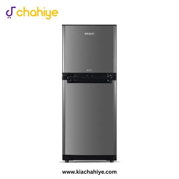 Orient 10 Cu Ft Hairline Silver Steel Door Direct Cool Non-Inverter Refrigerator - Ice 280 - 3 Years Compressor Warranty