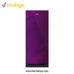 Homage 18 Cu Ft Purple Arrow Glass Door Direct Cool Inverter Refrigerator - HRI-47662 Crystal Inverter - Lifetime Compressor Warranty