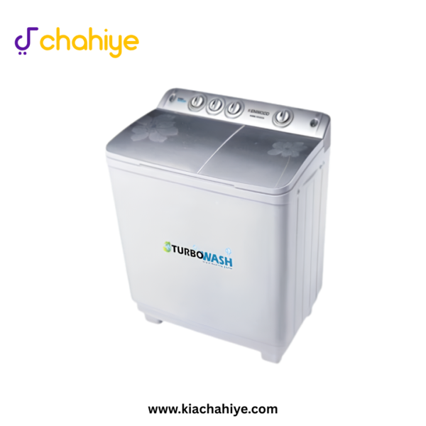 Kenwood 10 Kg White Semi-Automatic Twin Tub Washing Machine - KWM-1012 SA Glass Lid - 10 Years Motor Warranty