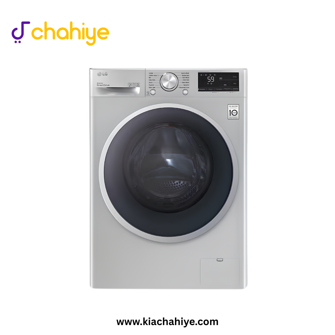 LG F4R5VYGSC - 9 KG VIVACE_1 LG 9 Kg Silver Vivace Inverter Front Load Washing Machine - F4R5VYGSC Vivace - 10 Years Motor Warranty - Image 1