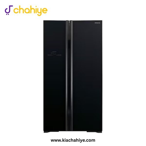 Hitachi 21 Cu Ft Glass Black Side-by-Side Glass Door No-Frost Inverter Refrigerator - R-S700PUKD GBK Side-by-Side Frameless Glass - 3 Years Compressor Warranty
