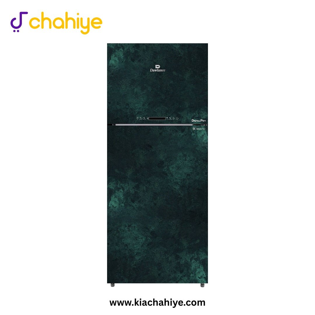 REF9178LF_9178LF_GREEN_DIGITALPRO_c6f0df_1 Dawlance 14 Cu Ft Magnetic Green Glass Door Direct Cool Inverter Refrigerator - 9178LF Digital Pro - 12 Years Compressor Warranty - Image 1