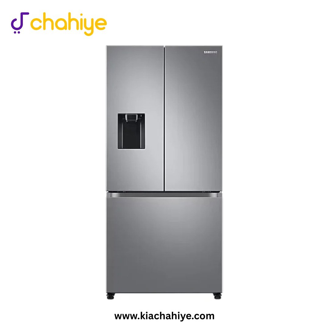 RF49A5202SL_SAMSUNG_1 Samsung 19 Cu Ft Silver French Door Steel Door No-Frost Inverter Refrigerator - RF49A5202SL Twin Cooling Plus - 10 Years Compressor Warranty - Image 1