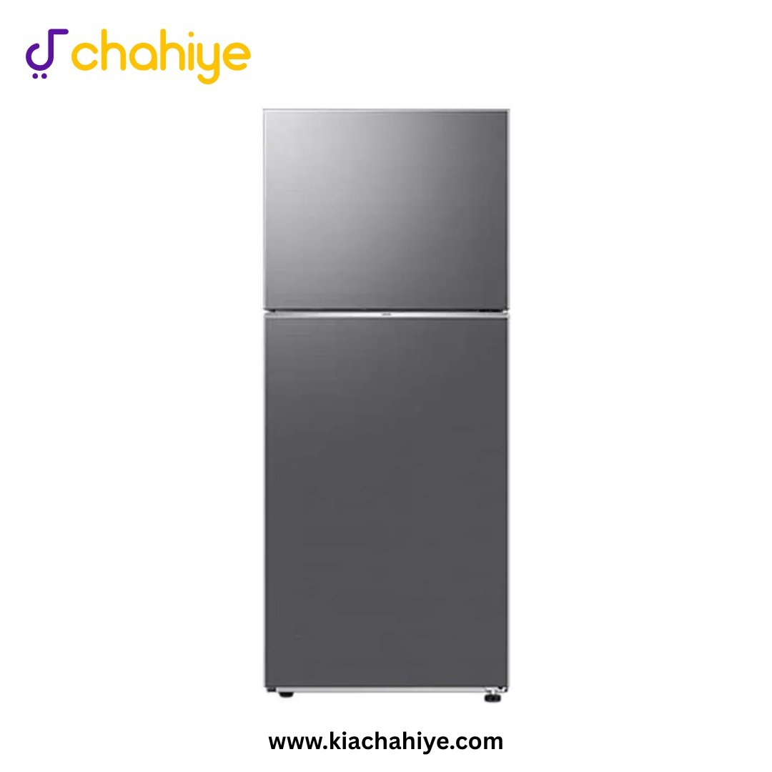 RT42CG6420S9SG_REFINEDINOX_1 Samsung 15 Cu Ft Refined Inox Silver Steel Door No-Frost Inverter Refrigerator - RT42CG6420S9SG RT6300C SpaceMax - 10 Years Compressor Warranty - Image 1