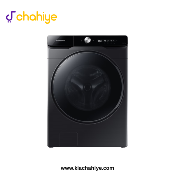 Samsung 16 Kg Black Digital Inverter Front Load Washer Dryer (16/10 Kg) - WD16T6500GV WD6000T AI Ecobubble - 10 Years Motor Warranty