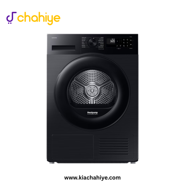 Samsung 9 Kg Black Heat Pump Front Load Spin Dryer - DV90CGC2A0AB DV5000C Heat Pump - 10 Years Motor Warranty