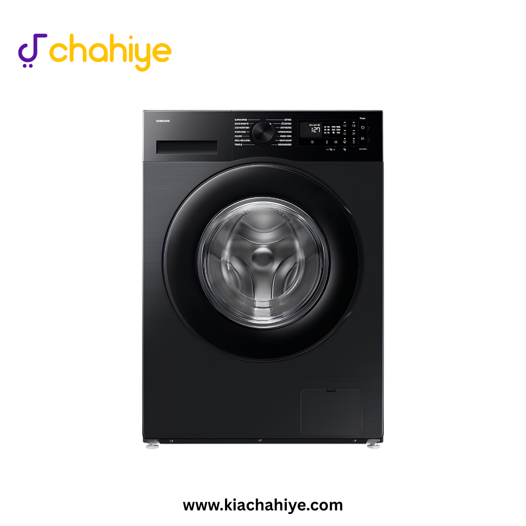 SAMSUNG W90DG5U34ABFA_1 Samsung 9 Kg Black AI Inverter Front Load Washing Machine - WW90DG5U34ABFA WW5000D AI Ecobubble - 10 Years Motor Warranty - Image 1