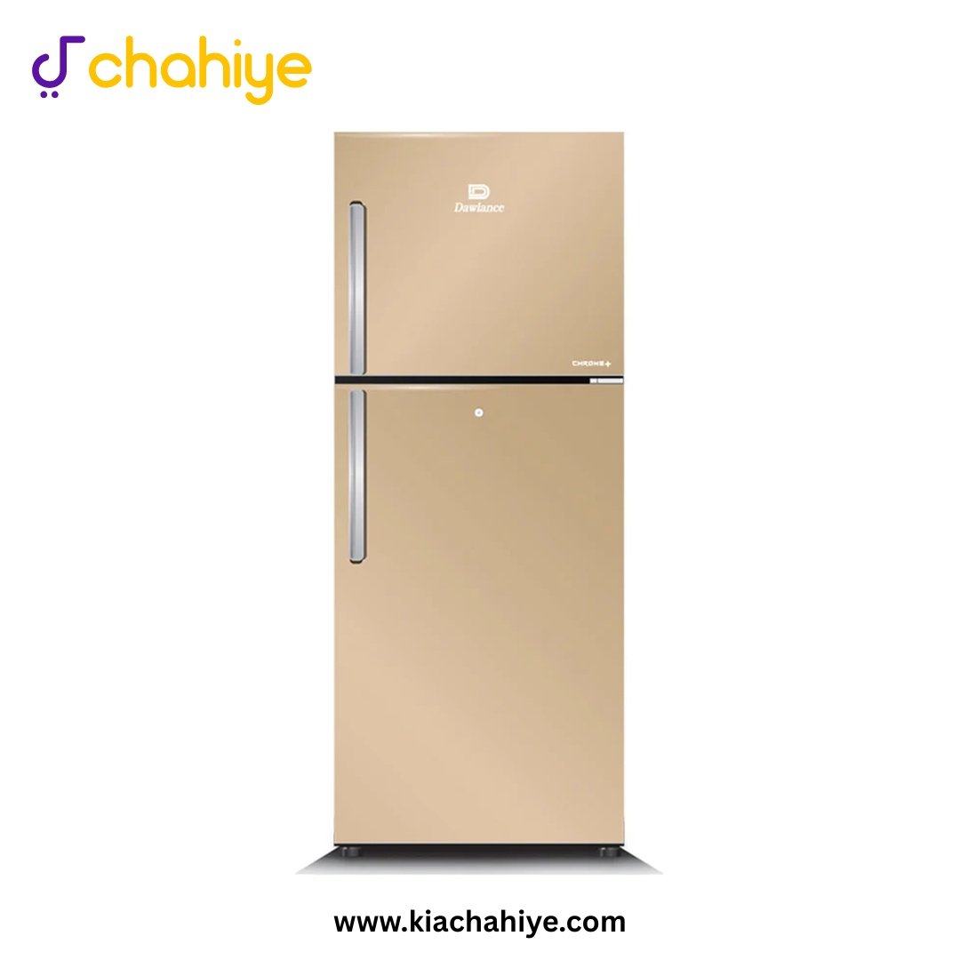 dawlance-9191-hairline-champ-15-golden-aced26_1 Dawlance 16 Cu Ft Hairline Golden Steel Door Direct Cool Inverter Refrigerator - 9191WB Chrome+ - 12 Years Compressor Warranty - Image 1