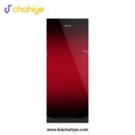 Kenwood 13 Cu Ft Maroon Glass Door Direct Cool Inverter Refrigerator - KRF-24457 GD INV - 10 Years Compressor Warranty