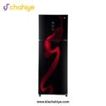 PEL 13 Cu Ft Red Blaze Glass Door Direct Cool Inverter Refrigerator - PRINVOGD-6360 InverterOn Curved - 10 Years Compressor Warranty