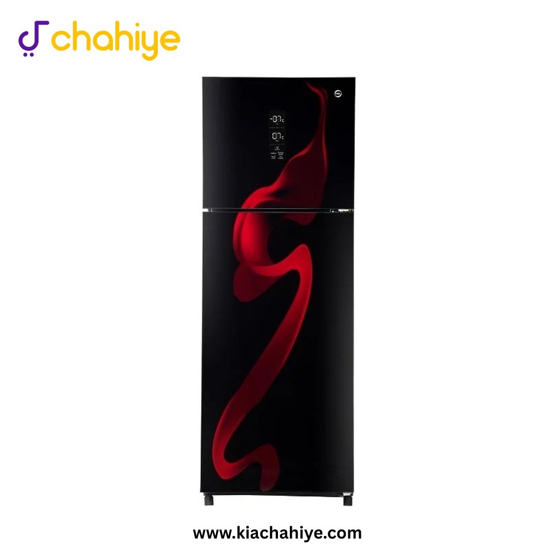 pel-digitron-ultra-curved-glassdoor-red-c6e5ff_1 PEL 13 Cu Ft Red Blaze Glass Door Direct Cool Inverter Refrigerator - PRINVOGD-6360 InverterOn Curved - 10 Years Compressor Warranty - Image 1